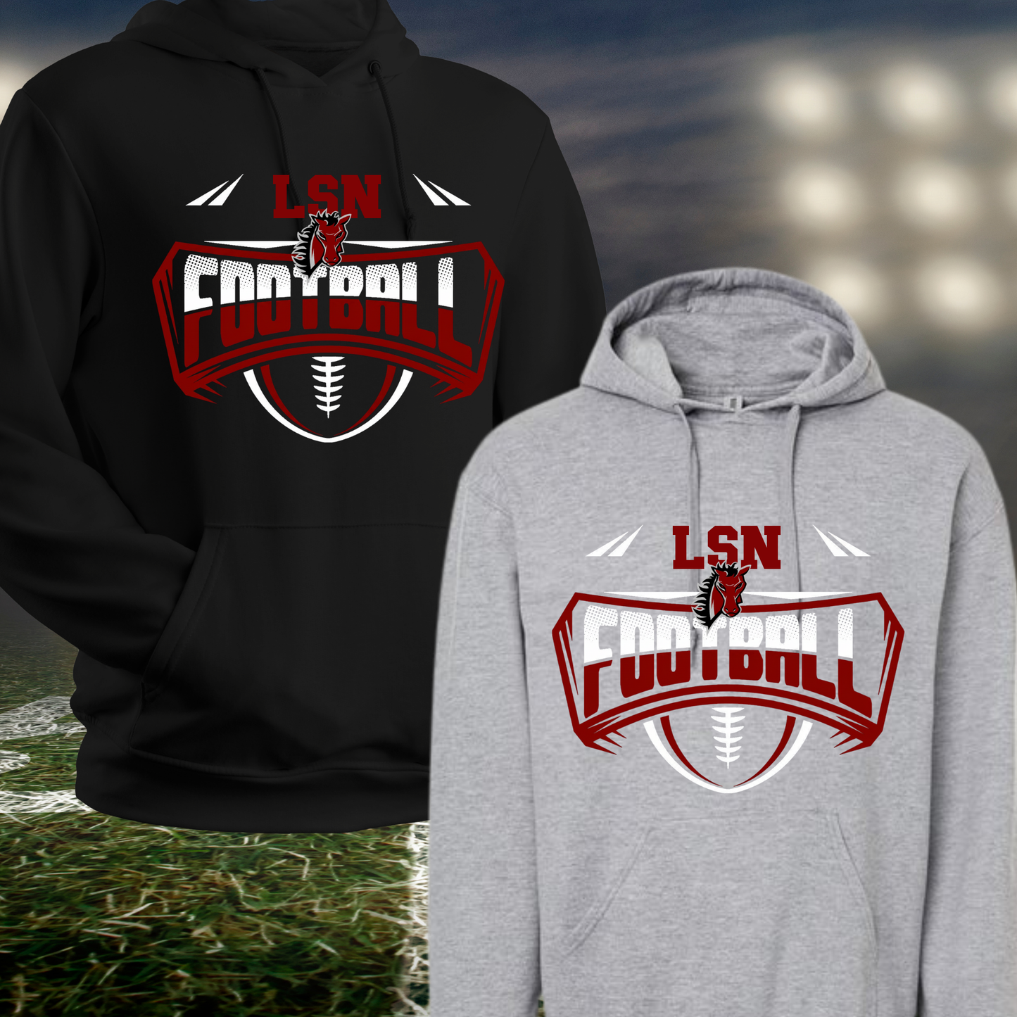 LSN Football Hooded Sweatshirt (Hoodie)