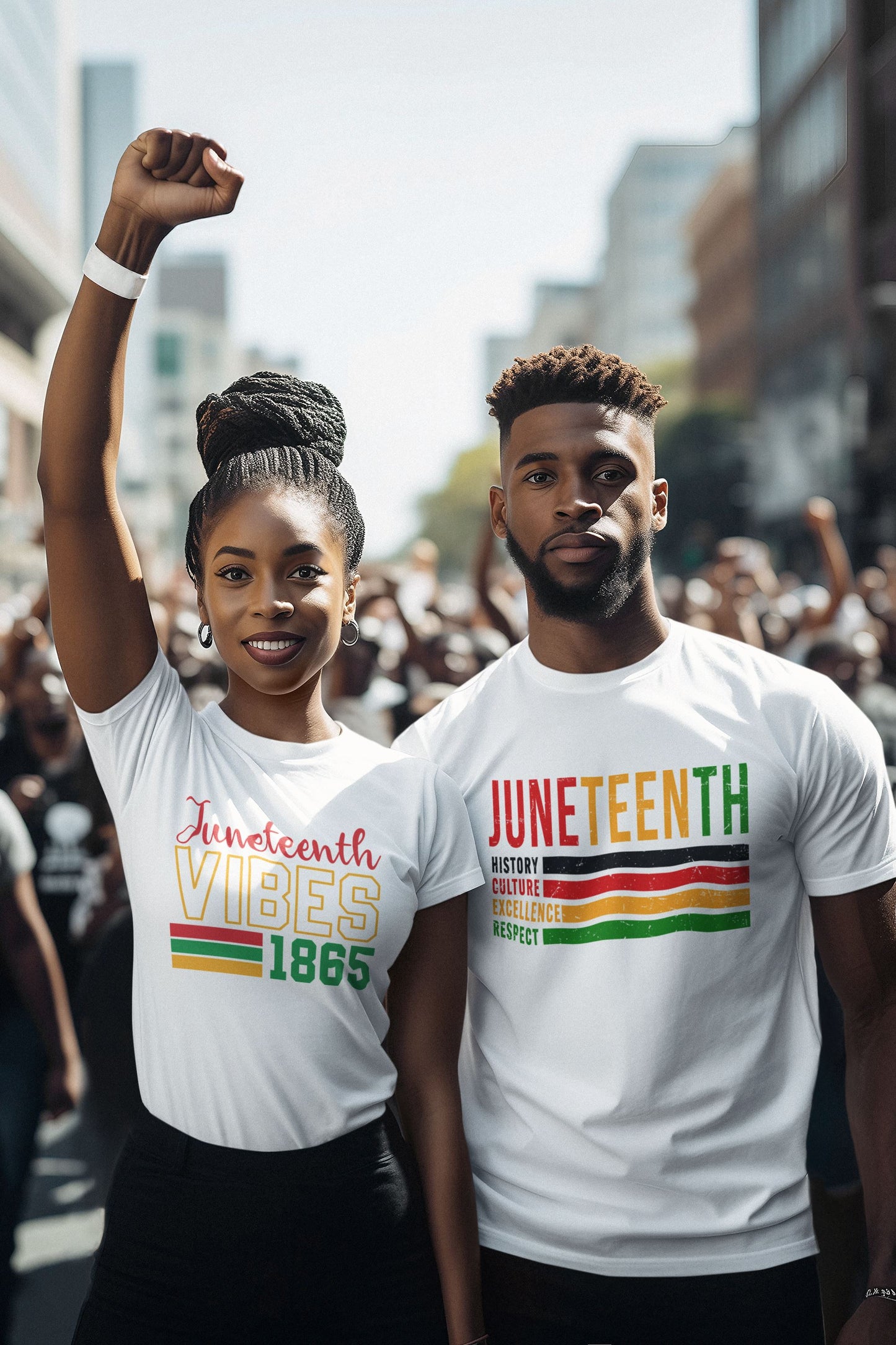 Juneteenth Vibes T-Shirt T-Shirt B1ack By Design LLC