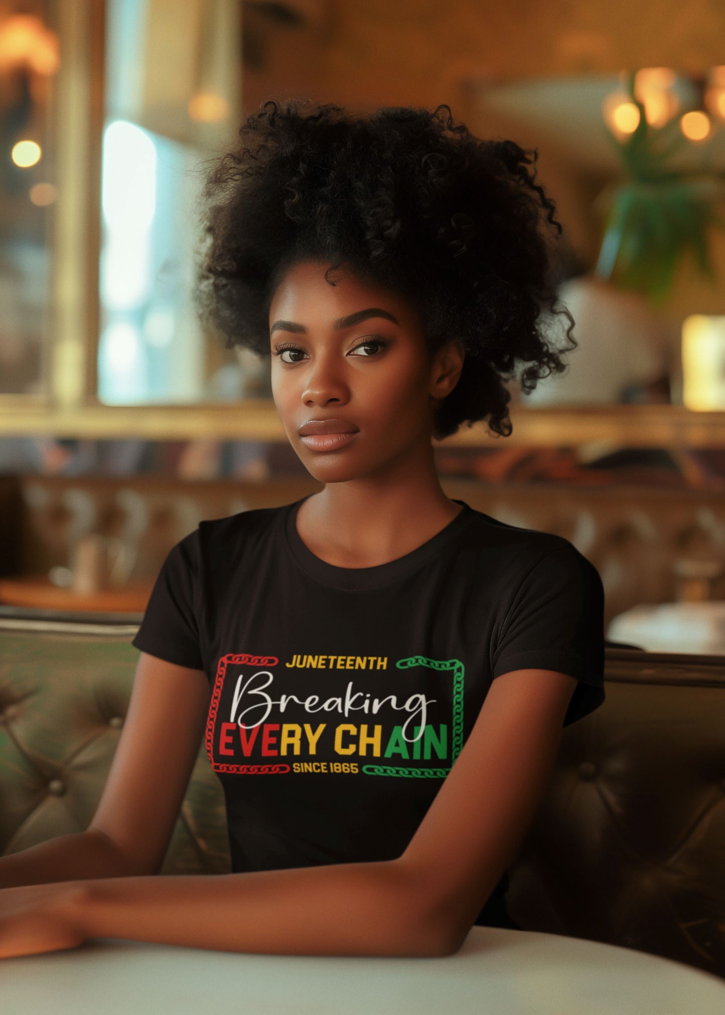 Juneteenth Vibes T-Shirt T-Shirt B1ack By Design LLC