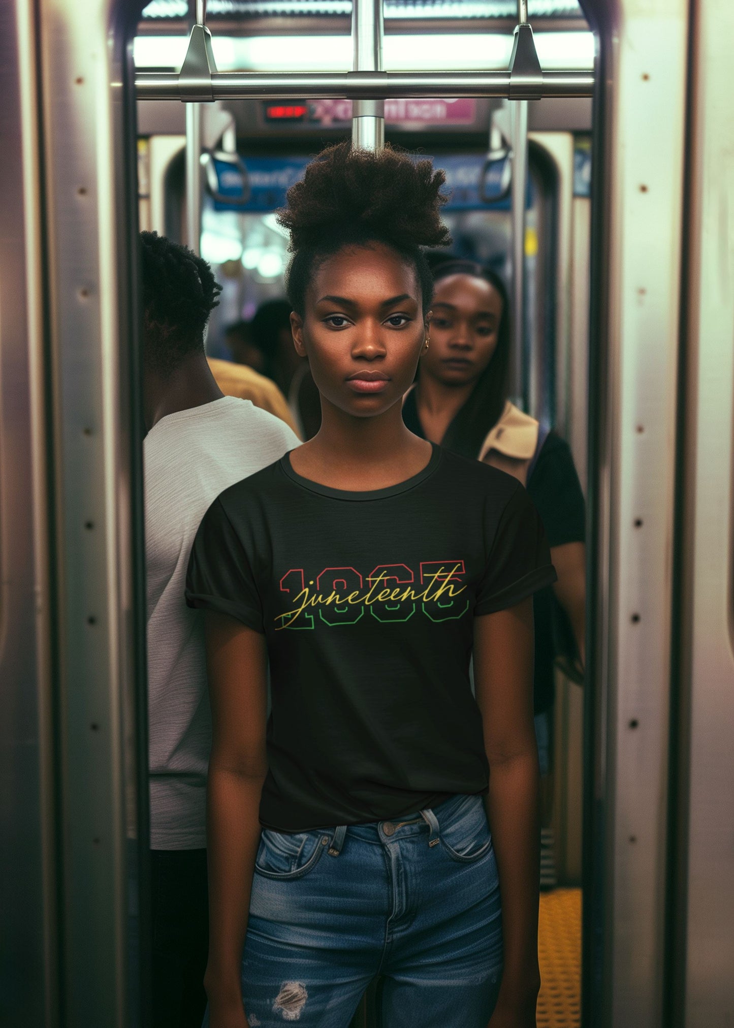 Juneteenth Vibes T-Shirt T-Shirt B1ack By Design LLC