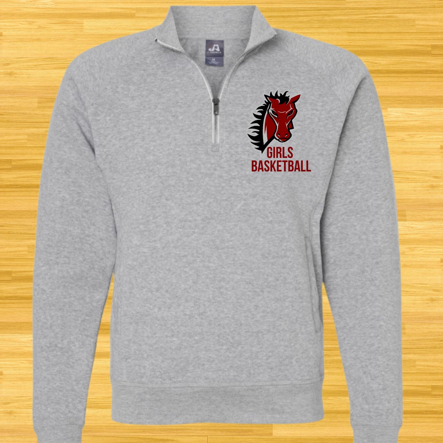 LSN Quarter Zip Sweatshirt B1ack By Design LLC