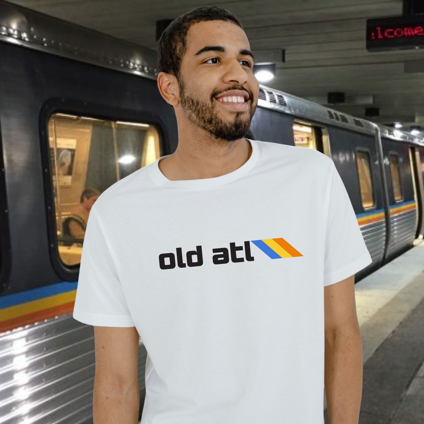 Old ATL "Transit" Line T-Shirt B1ack By Design LLC