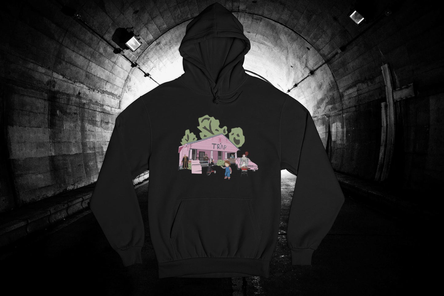 Trap Halloween Themed T-Shirt/Hoodie Shirt B1ack By Design LLC