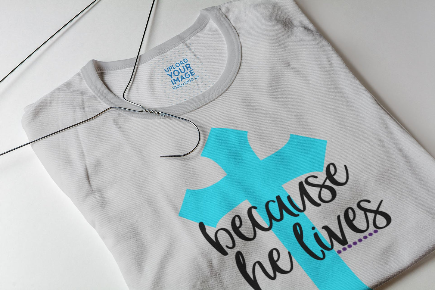 Because He Lives, Inspiration T-Shirt Easter B1ack By Design LLC