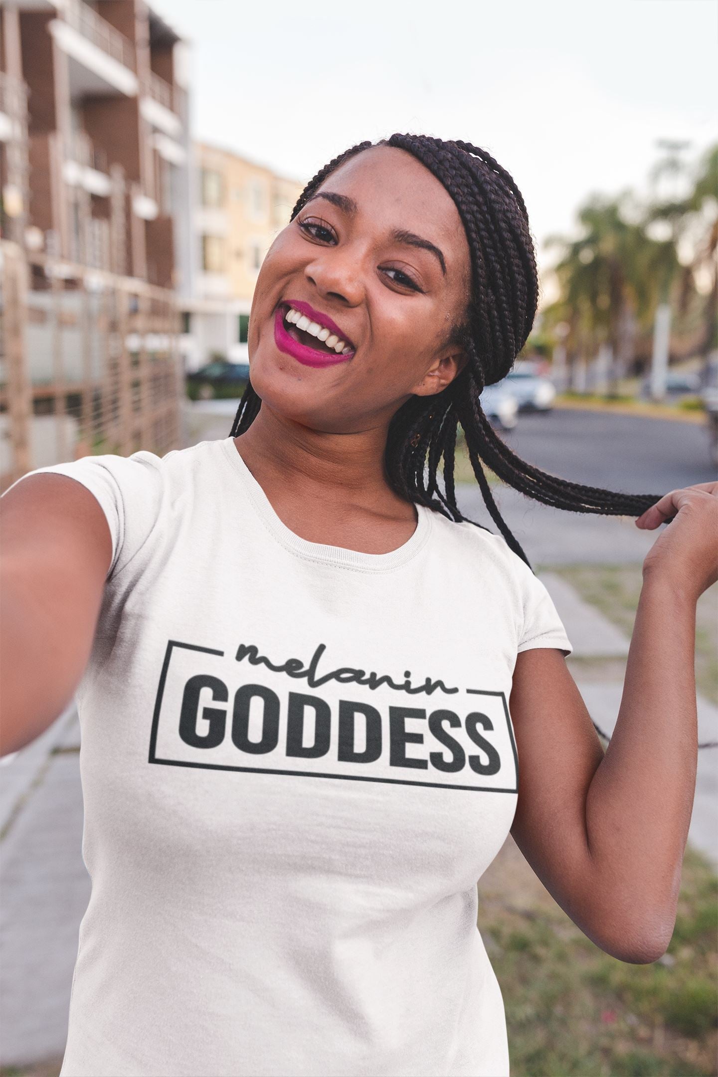 Black Queen T-Shirt Shirt B1ack By Design LLC S BLACK Melanin Goddess