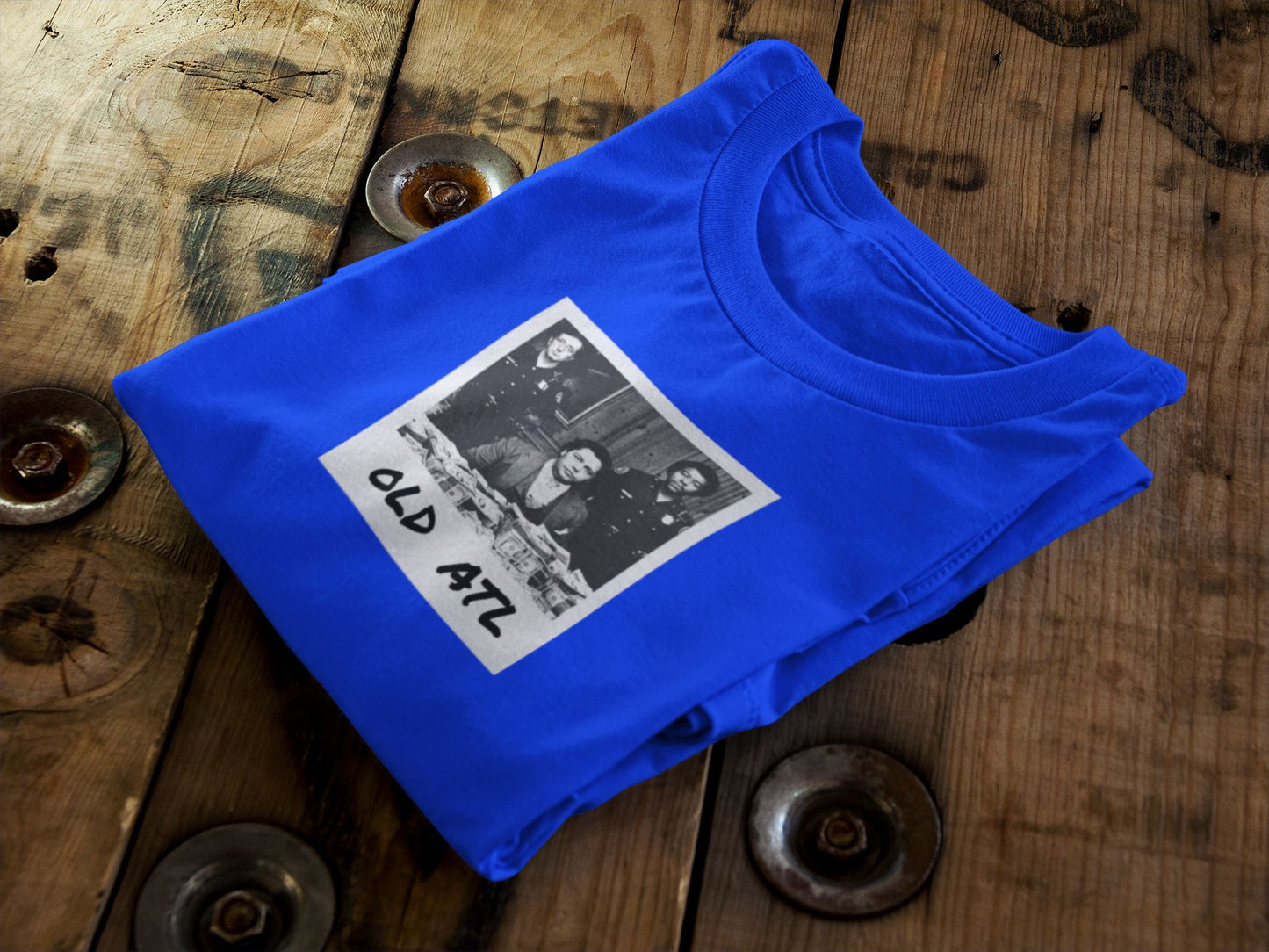 Old Atlanta Polaroid T-Shirt Shirt B1ack By Design LLC