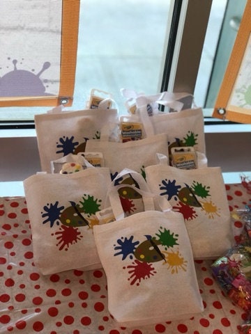 Paint Party Package, Paint Party Cup. Paint Party Tote Bags, Paint Party Cupcake Toppers, Art Party Supplies, Birthday Bundle, Birthday Fun B1ack By Design LLC