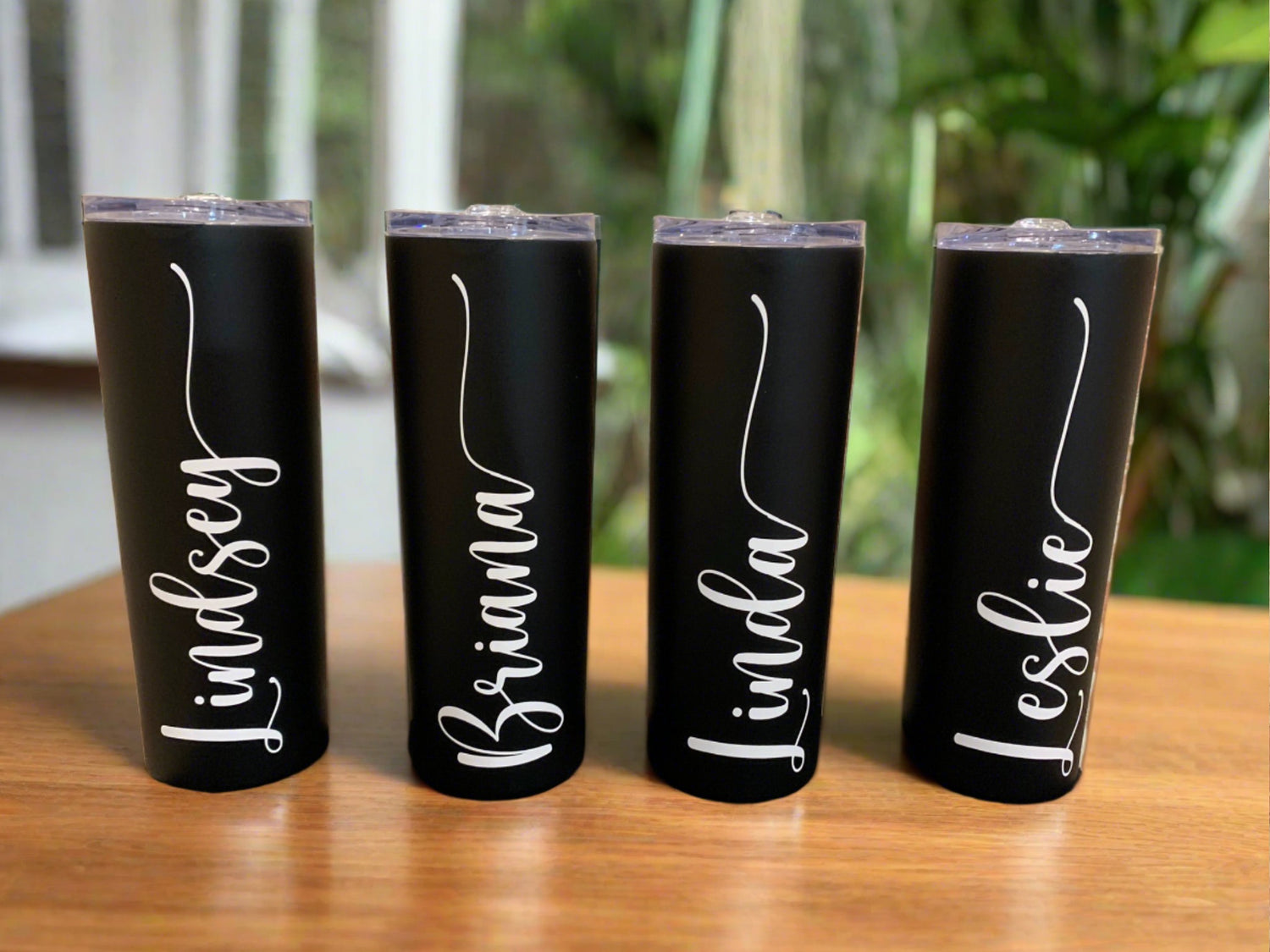 Personalized Matte Tumbler with Lid & Straw (20-ounce), Custom Tumbler Home & Garden B1ack By Design LLC