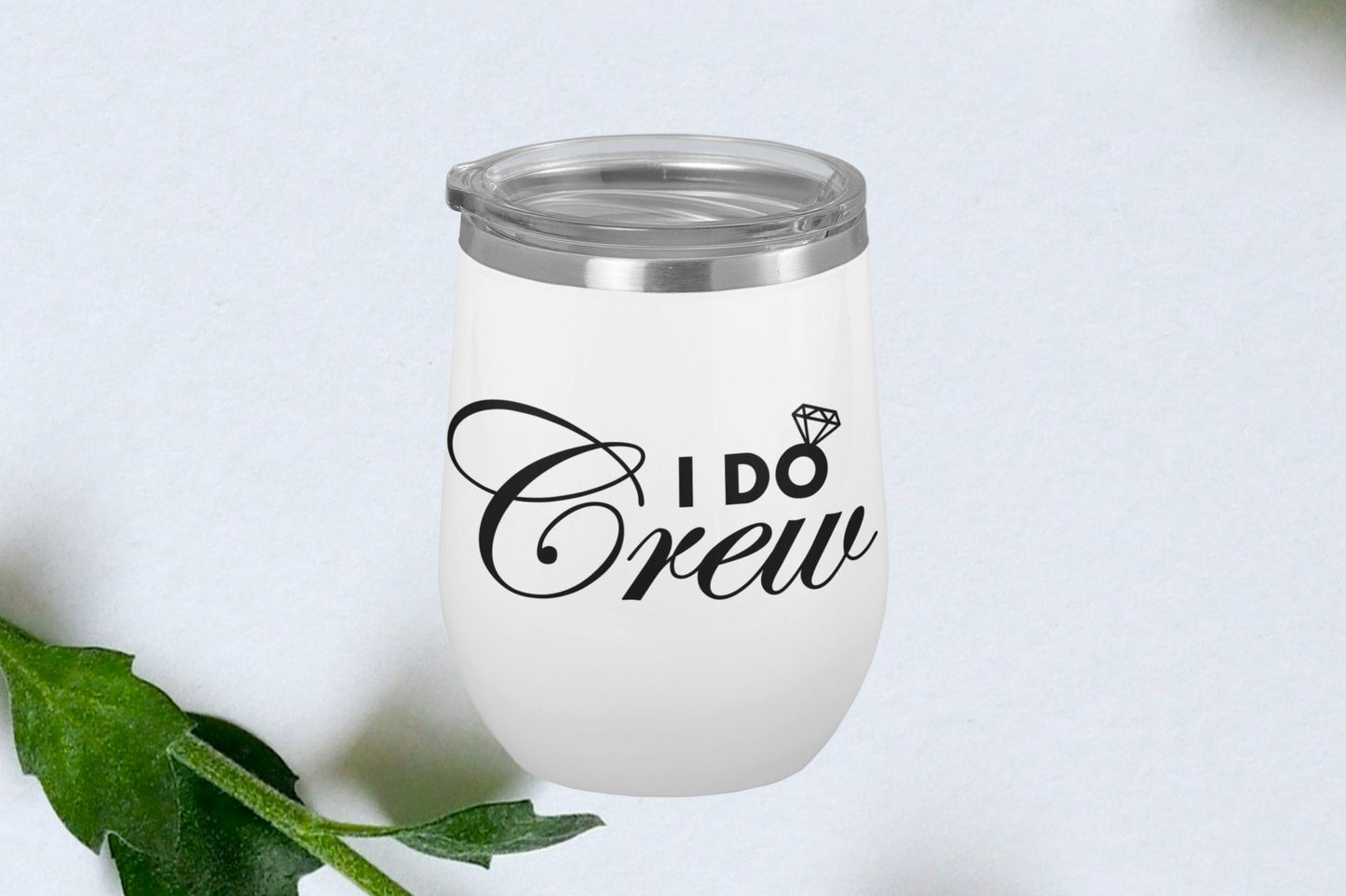Personalized Wine Tumbler| Bridesmaid Glasses| Bridal Party Gift| Bridesmaid Proposal| Stainless Steel Stemless Glass B1ack By Design LLC