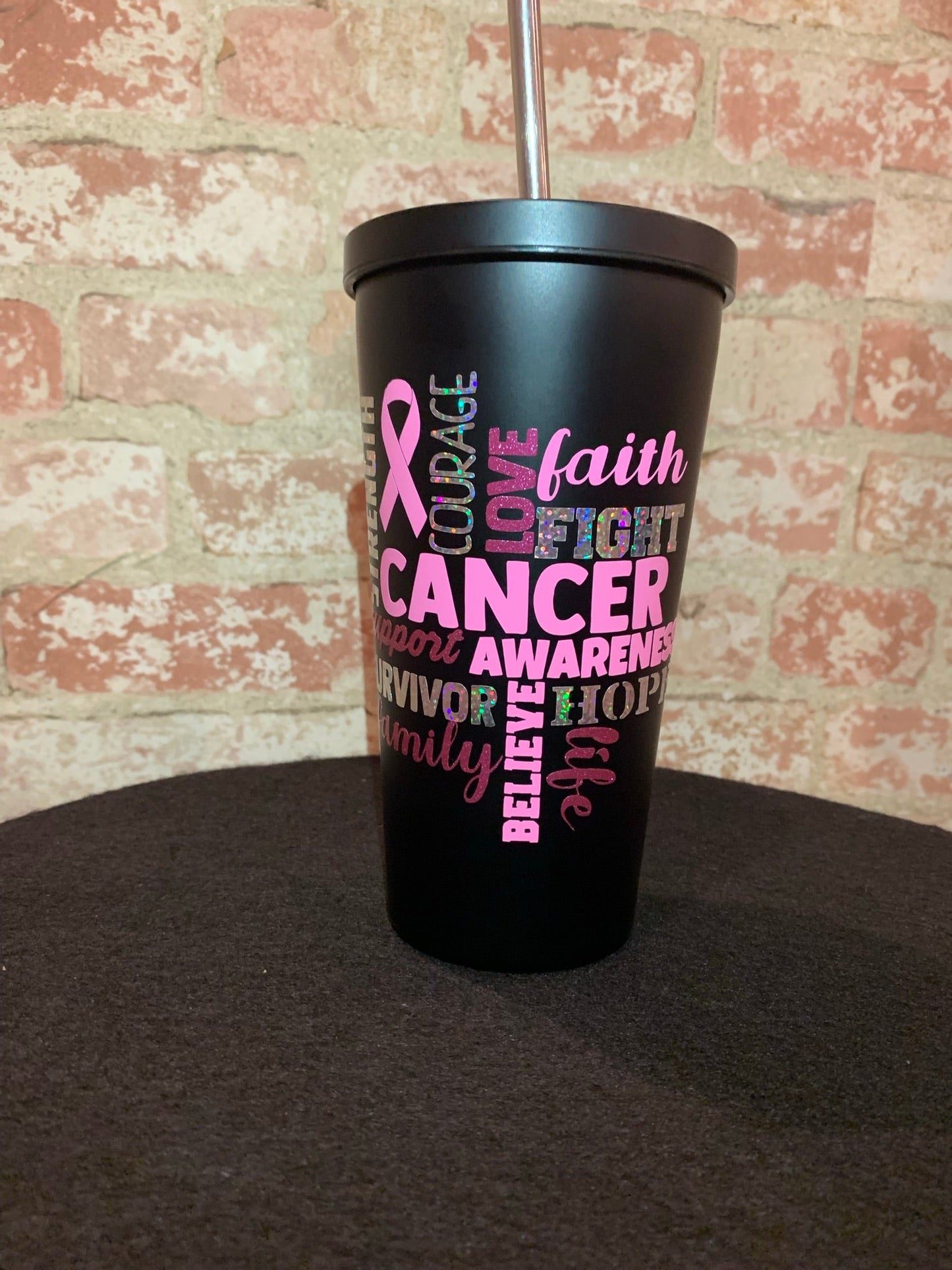 PRE-ORDER Breast Cancer Awareness Bundle (Tote Bag & Stainless Steel Tumbler) B1ack By Design LLC