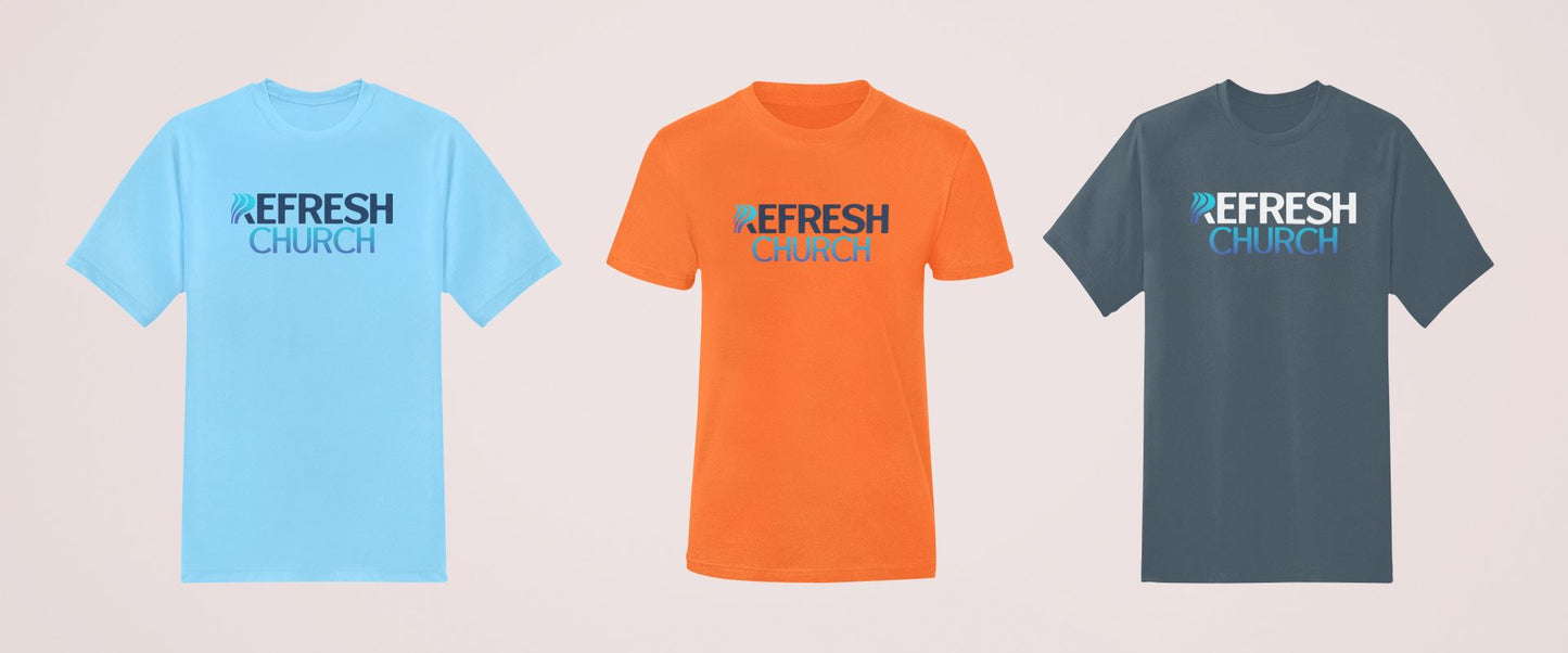 Refresh Church T-Shirt - Production Cost Only B1ack By Design LLC