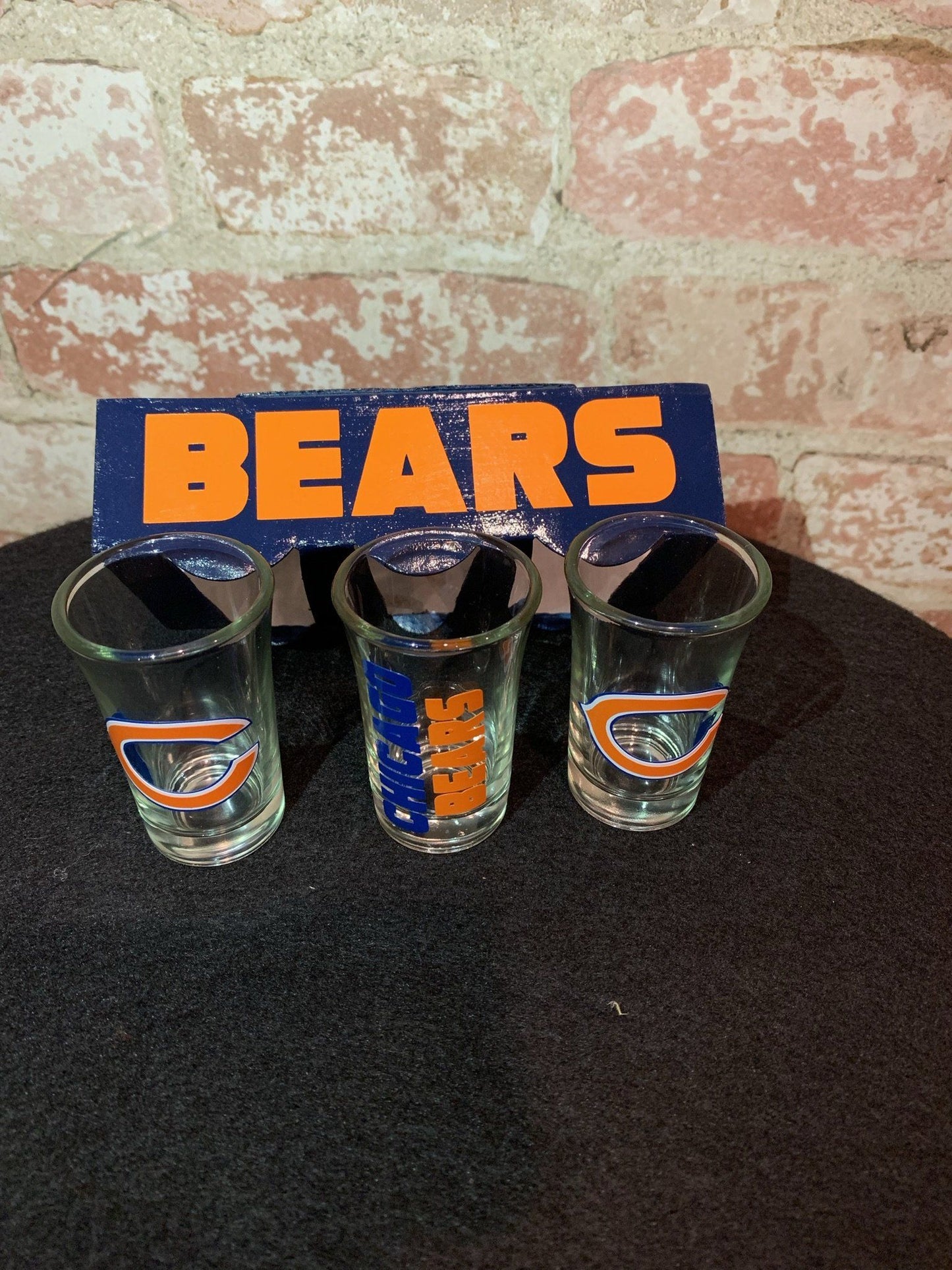 Sports Themed Shot Glass Set, 3-Piece Set Inspired by Football, Football Gift Set Drinkware B1ack By Design LLC