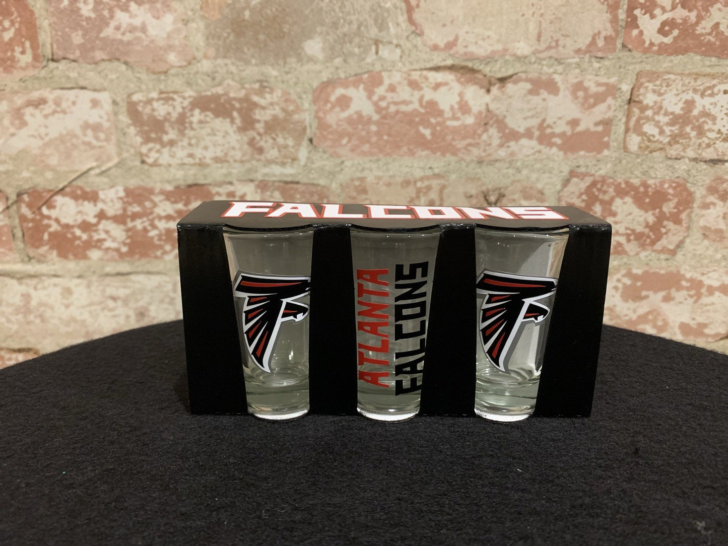 Sports Themed Shot Glass Set, 3-Piece Set Inspired by Football, Football Gift Set Drinkware B1ack By Design LLC