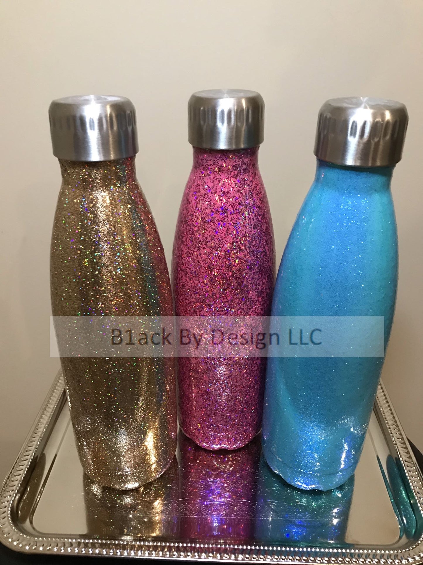 Stainless Steel Water Bottle Water Bottle B1ack By Design LLC
