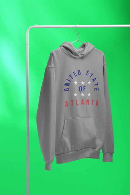 United State of Atlanta Hoodie Shirt B1ack By Design LLC