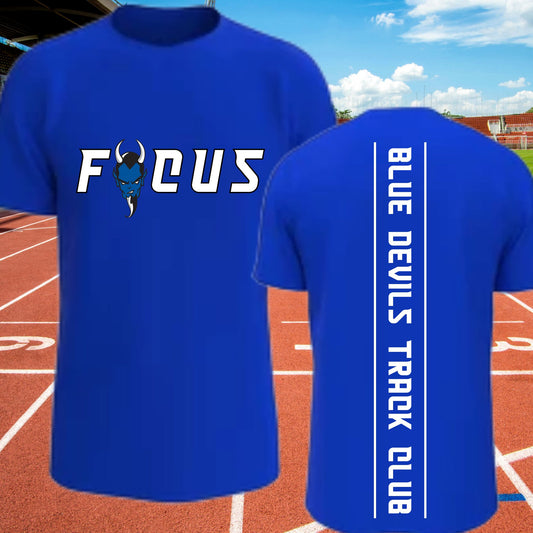 Blue Devils Focus (Front/Back) B1ack By Design LLC 