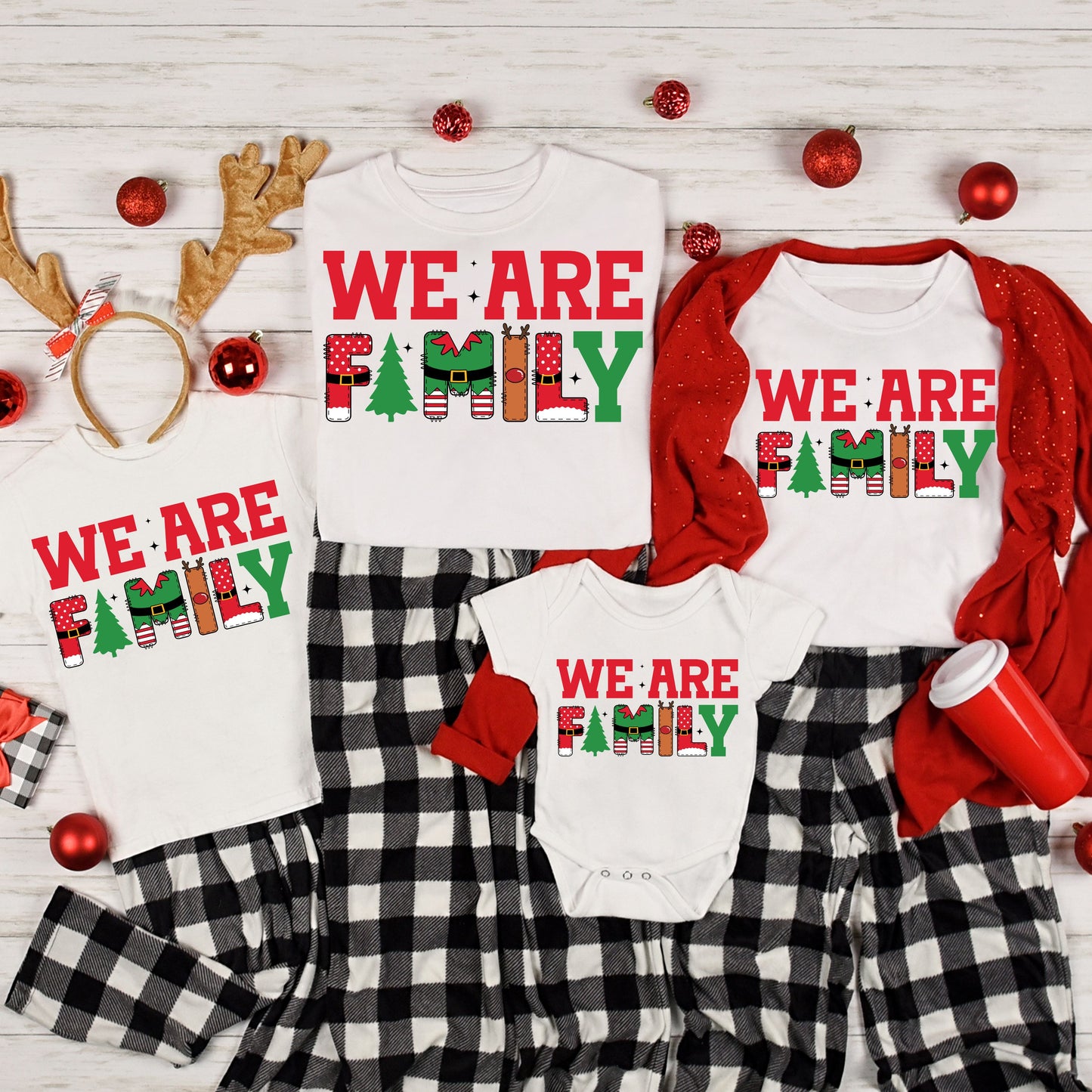 Christmas Holiday T-Shirt, Matching Family Shirts B1ack By Design LLC 