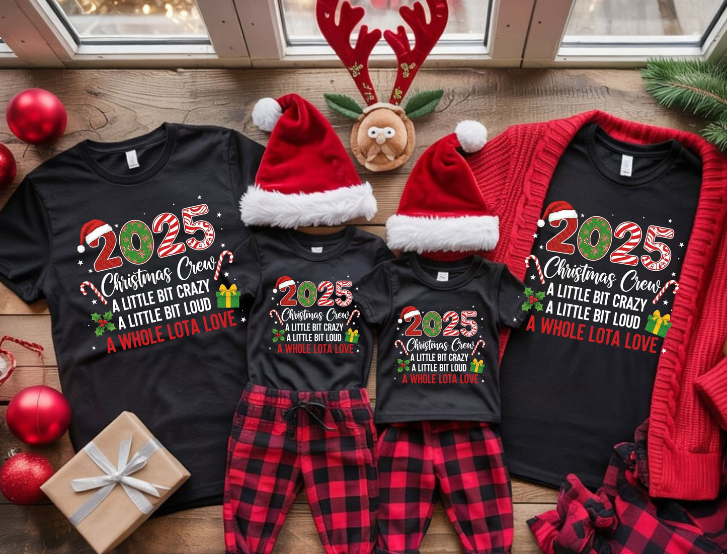 Christmas Holiday T-Shirt, Matching Family Shirts B1ack By Design LLC 