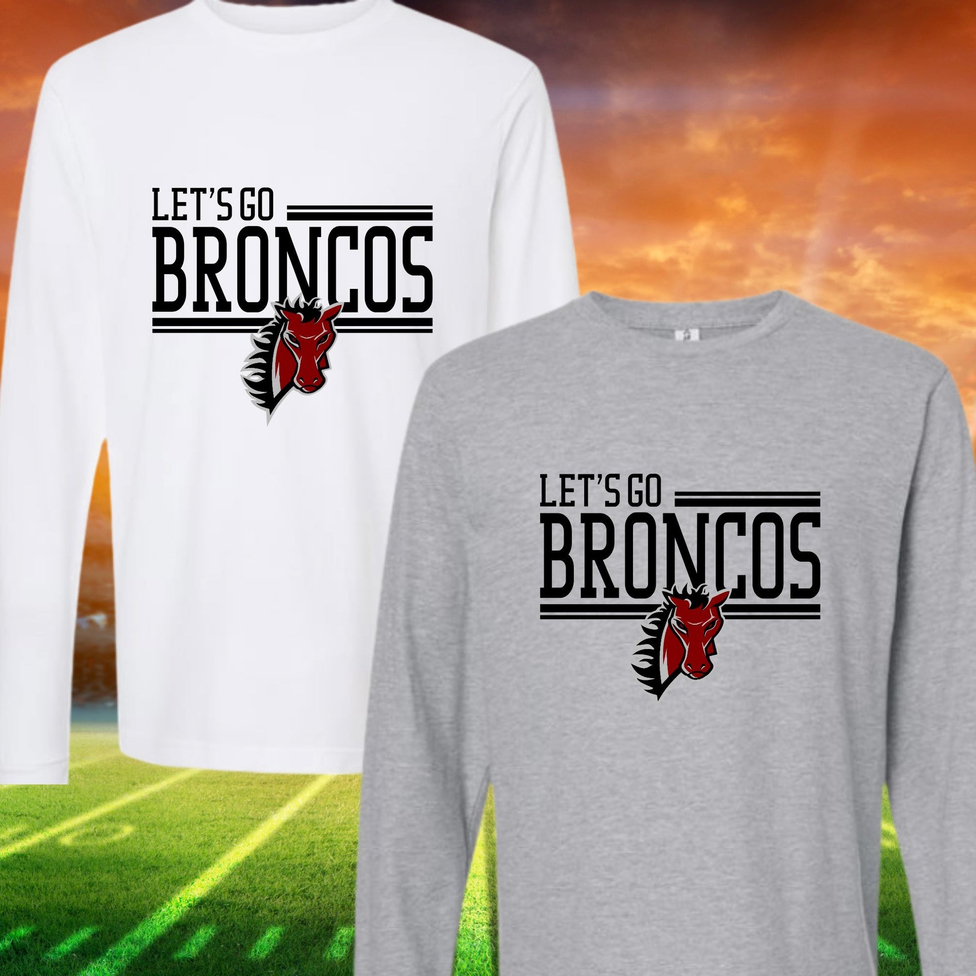 Let's Go BRONCOS B1ack By Design LLC 