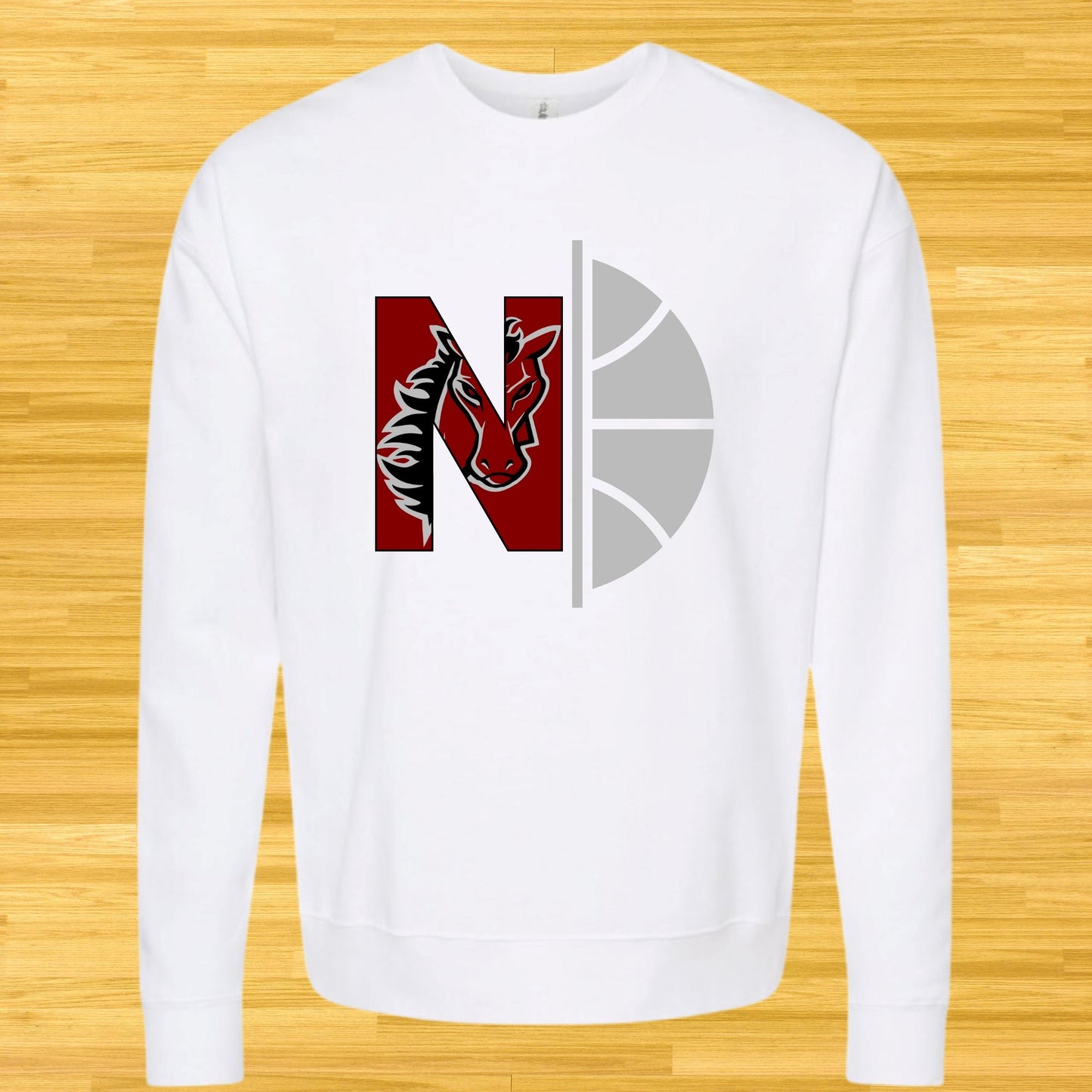LSN Crewneck Sweatshirt B1ack By Design LLC 