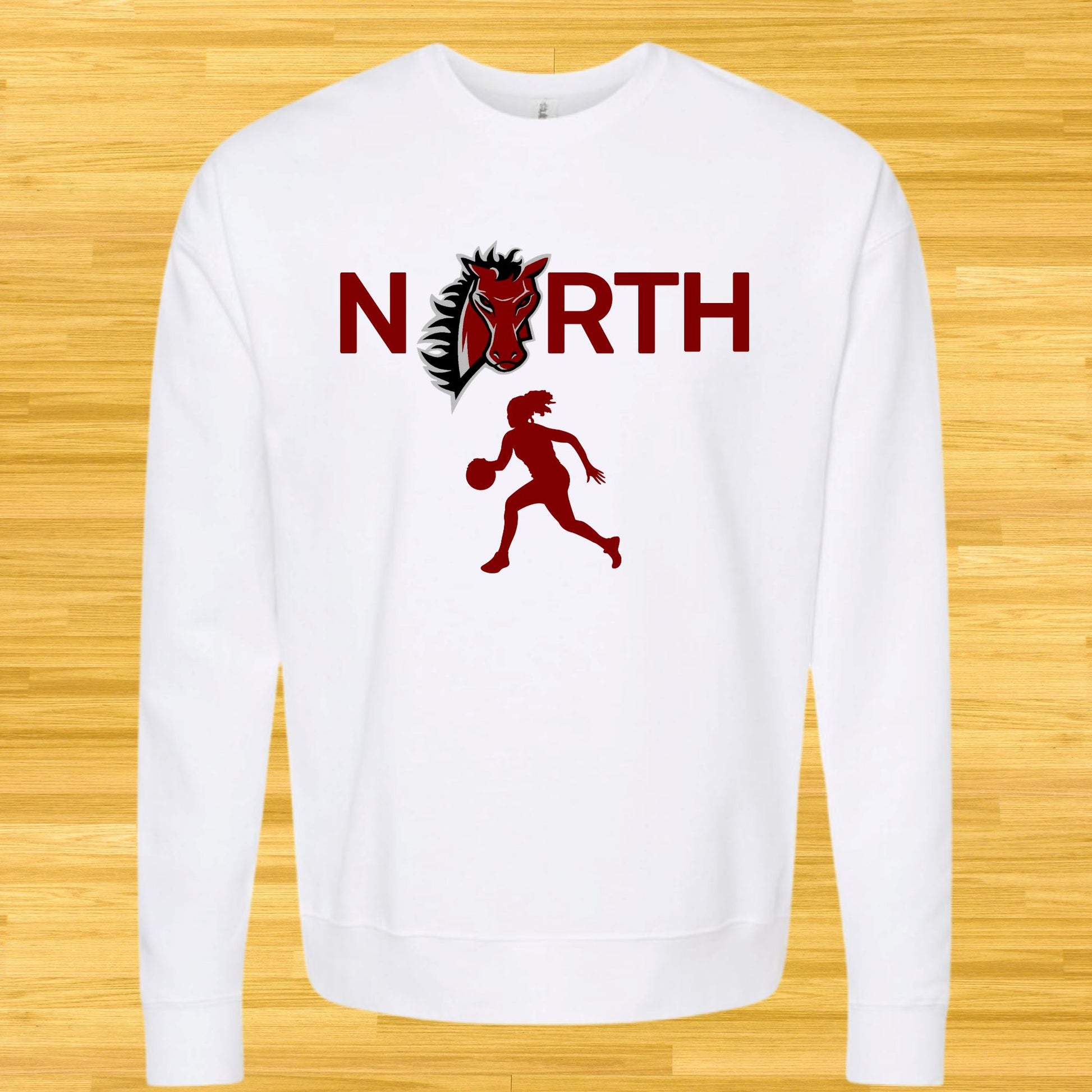 LSN Crewneck Sweatshirt B1ack By Design LLC 