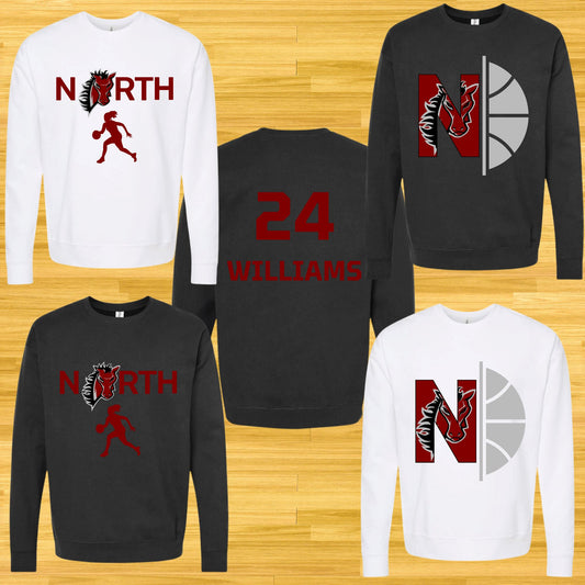 LSN Crewneck Sweatshirt B1ack By Design LLC 