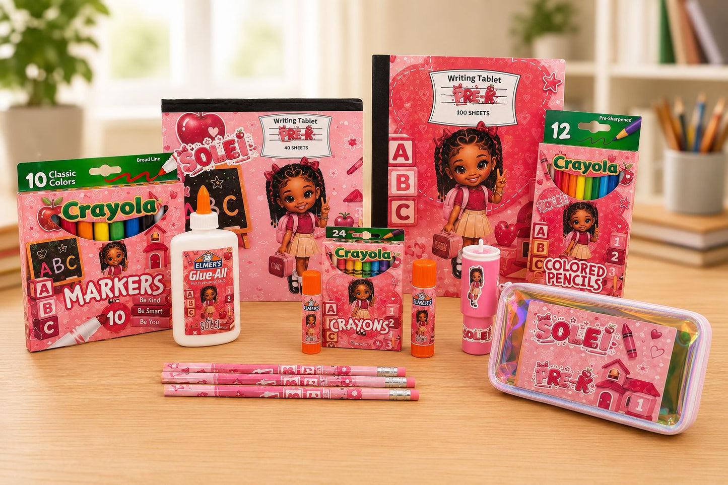 Personalized Back-to-School Supply Set | Custom School Essentials B1ack By Design LLC 