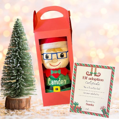 Personalized Elf | Stocking Stuffer | Christmas Decoration Stuffed Animals B1ack By Design LLC 