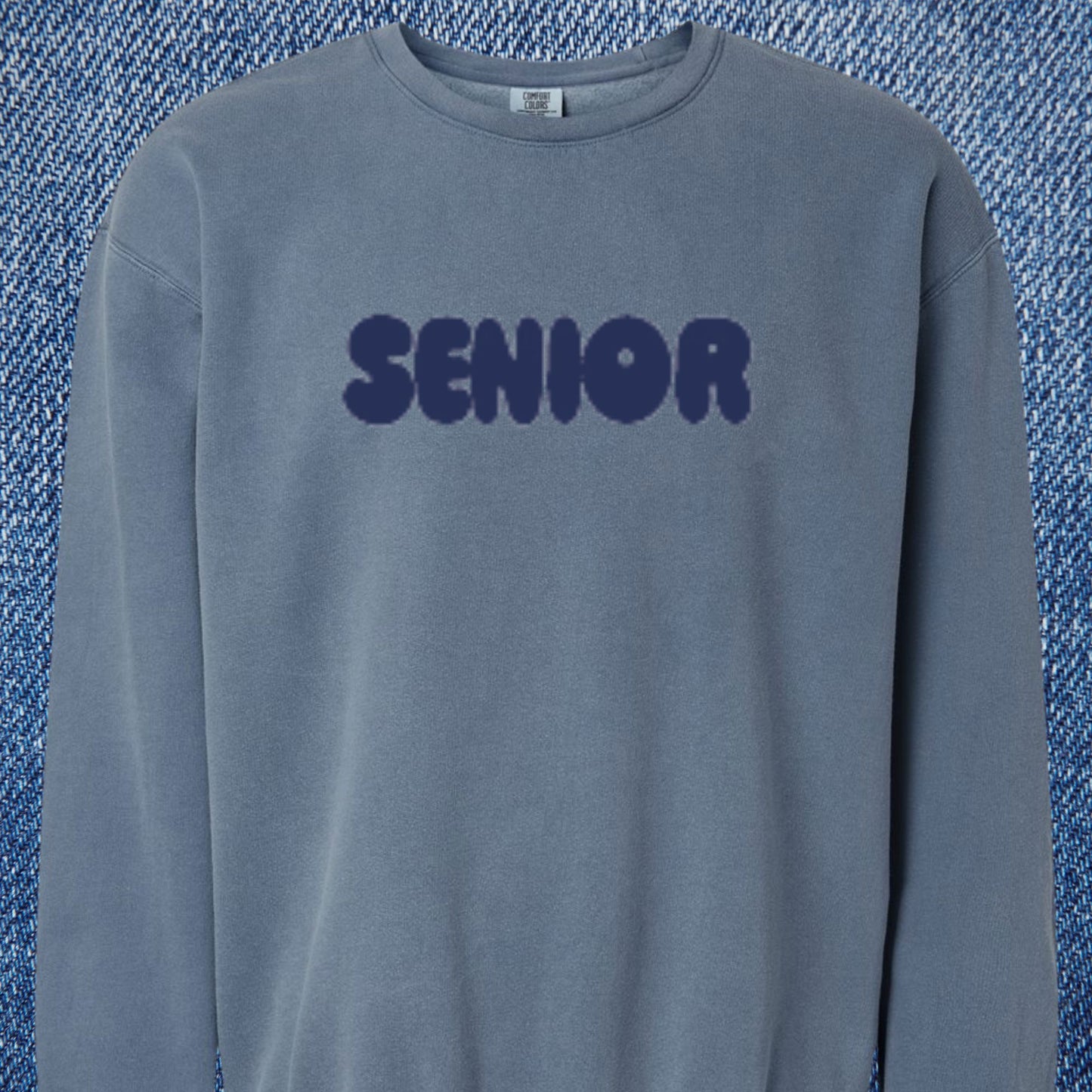 SENIOR (Front + Back) Crewneck Sweatshirt PRE-ORDER B1ack By Design LLC 