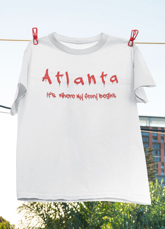 Pink Old Atlanta T-shirt – Bo Legs ATL