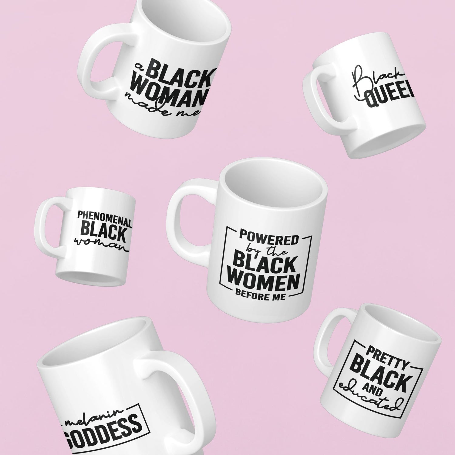 Black and Educated Mug / Black Queen Mug / Melanin Goddess Mug Travel Cup/Mug B1ack By Design LLC 