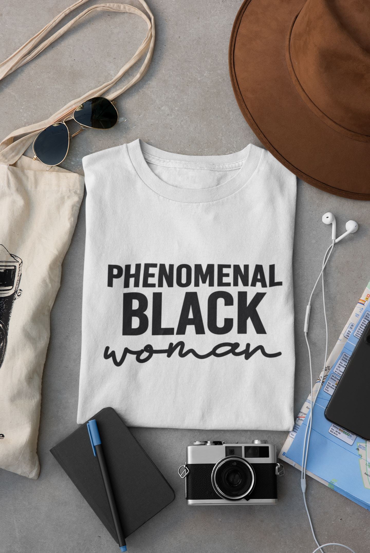 Black Queen T-Shirt Shirt B1ack By Design LLC S BLACK Phenomenal Black Woman