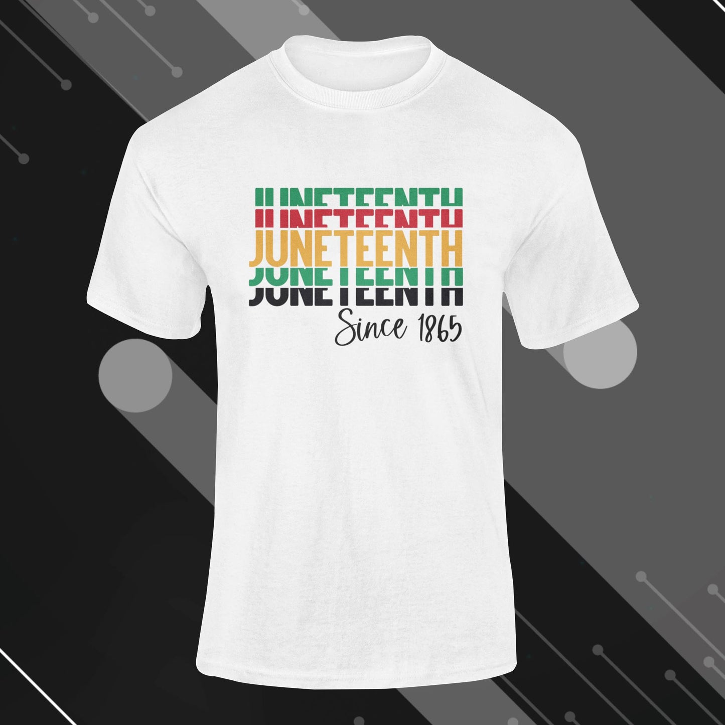 Juneteenth Shirt, 1865 T-Shirt B1ack By Design LLC 