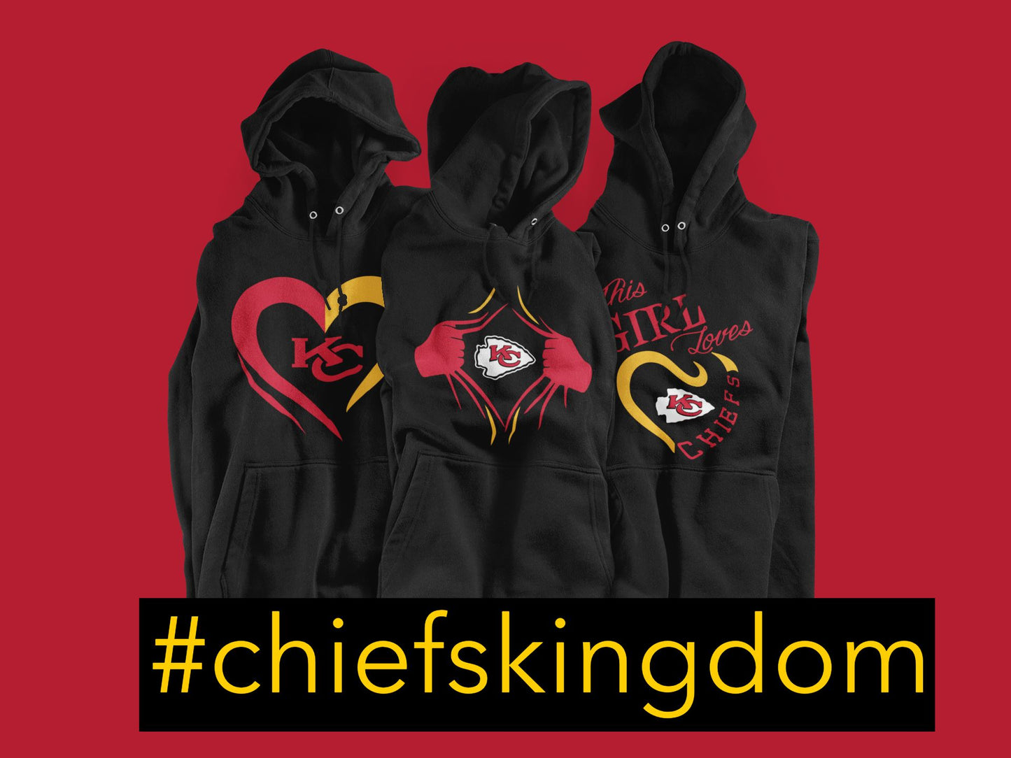 Kansas City Chiefs Hoodie Shirt B1ack By Design LLC 