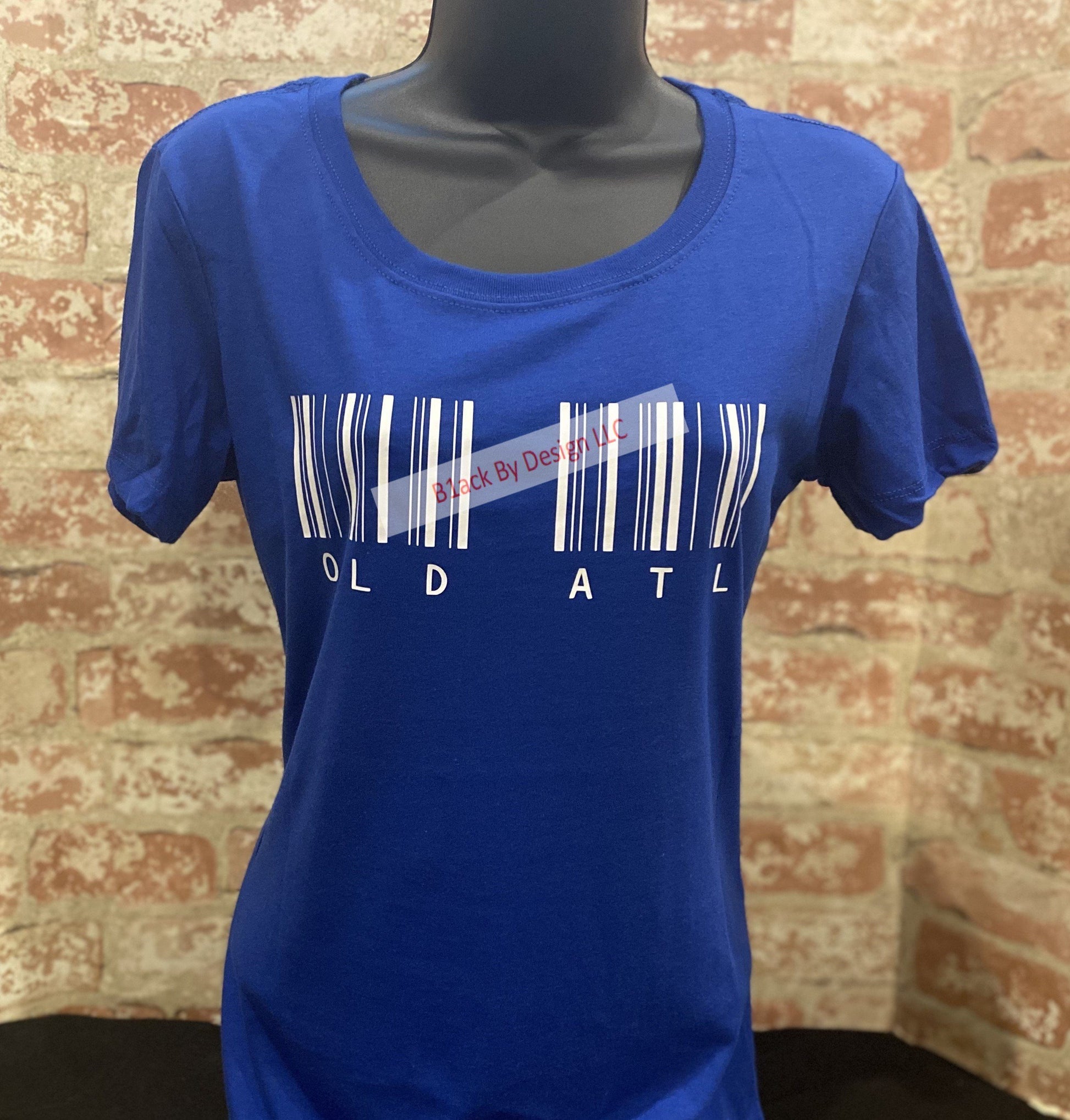 Old Atl "Glow-in-the-Dark" Bar Code Shirt B1ack By Design LLC 