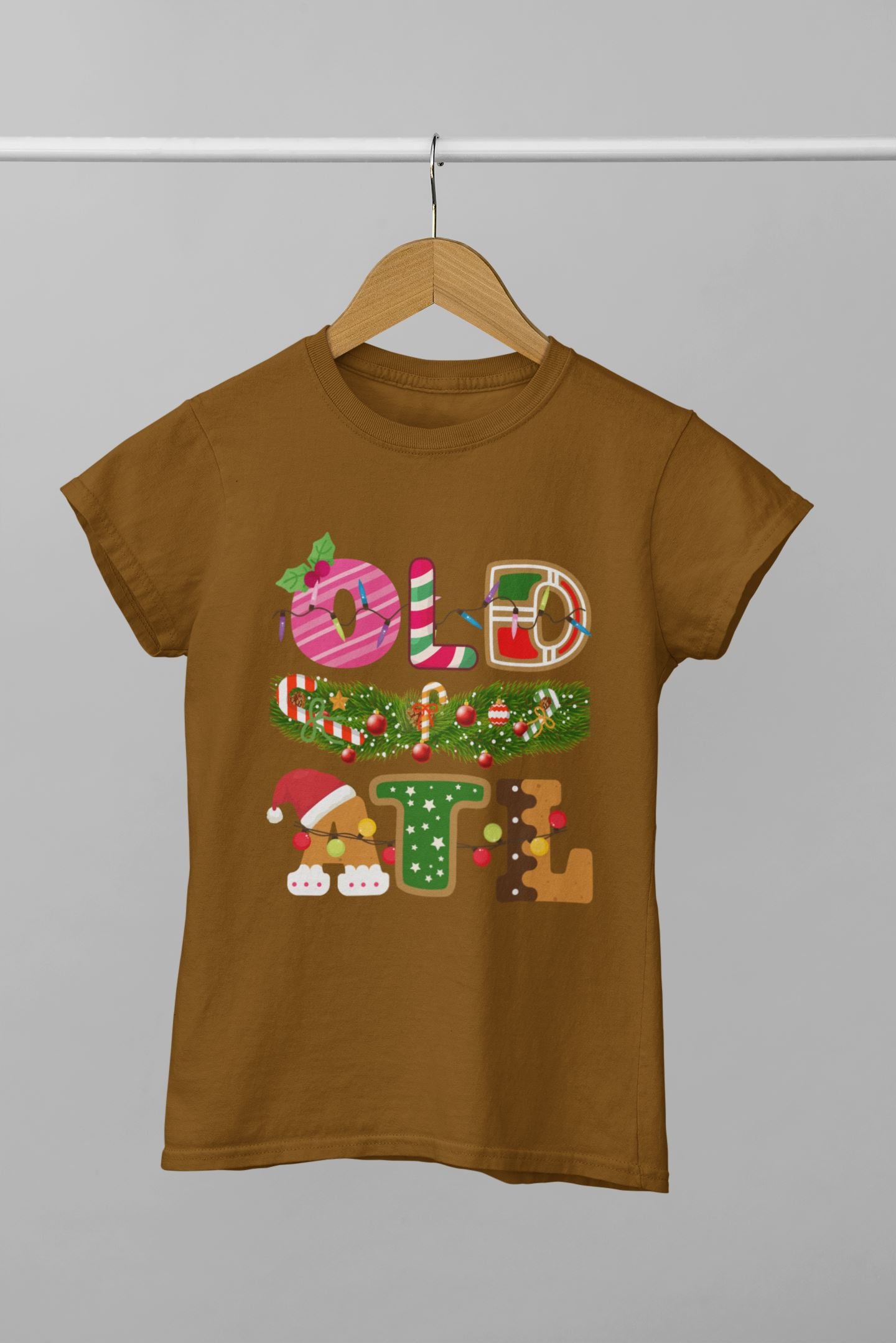 OLD ATL Holiday T-Shirt (Ugly Christmas Shirt) B1ack By Design LLC 