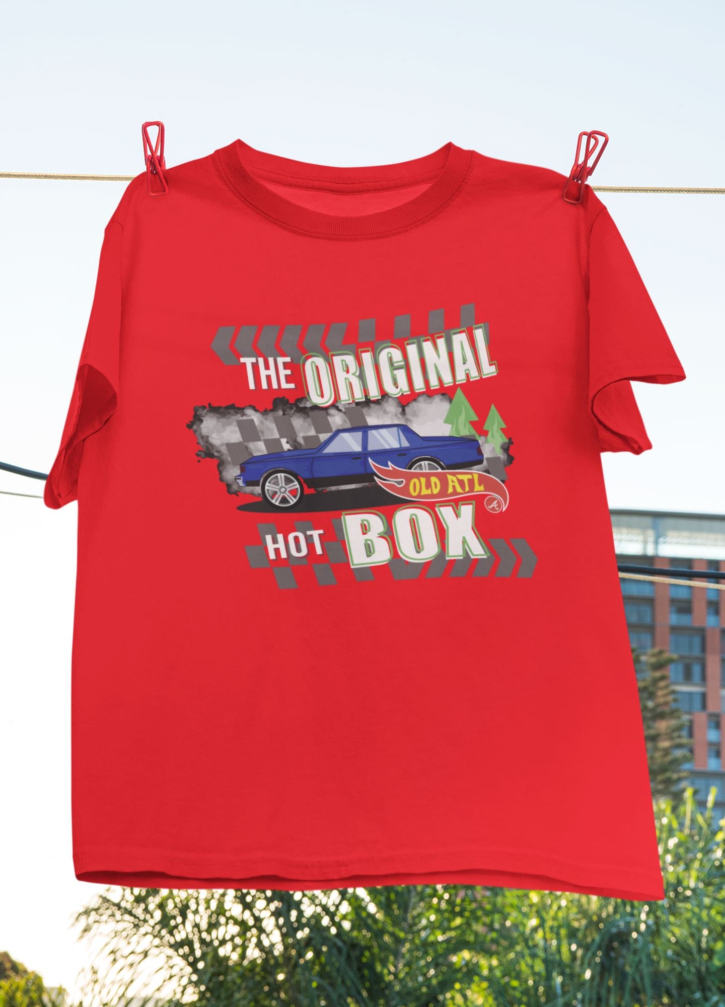 Old ATL - Original Hot Box T-Shirt B1ack By Design LLC 