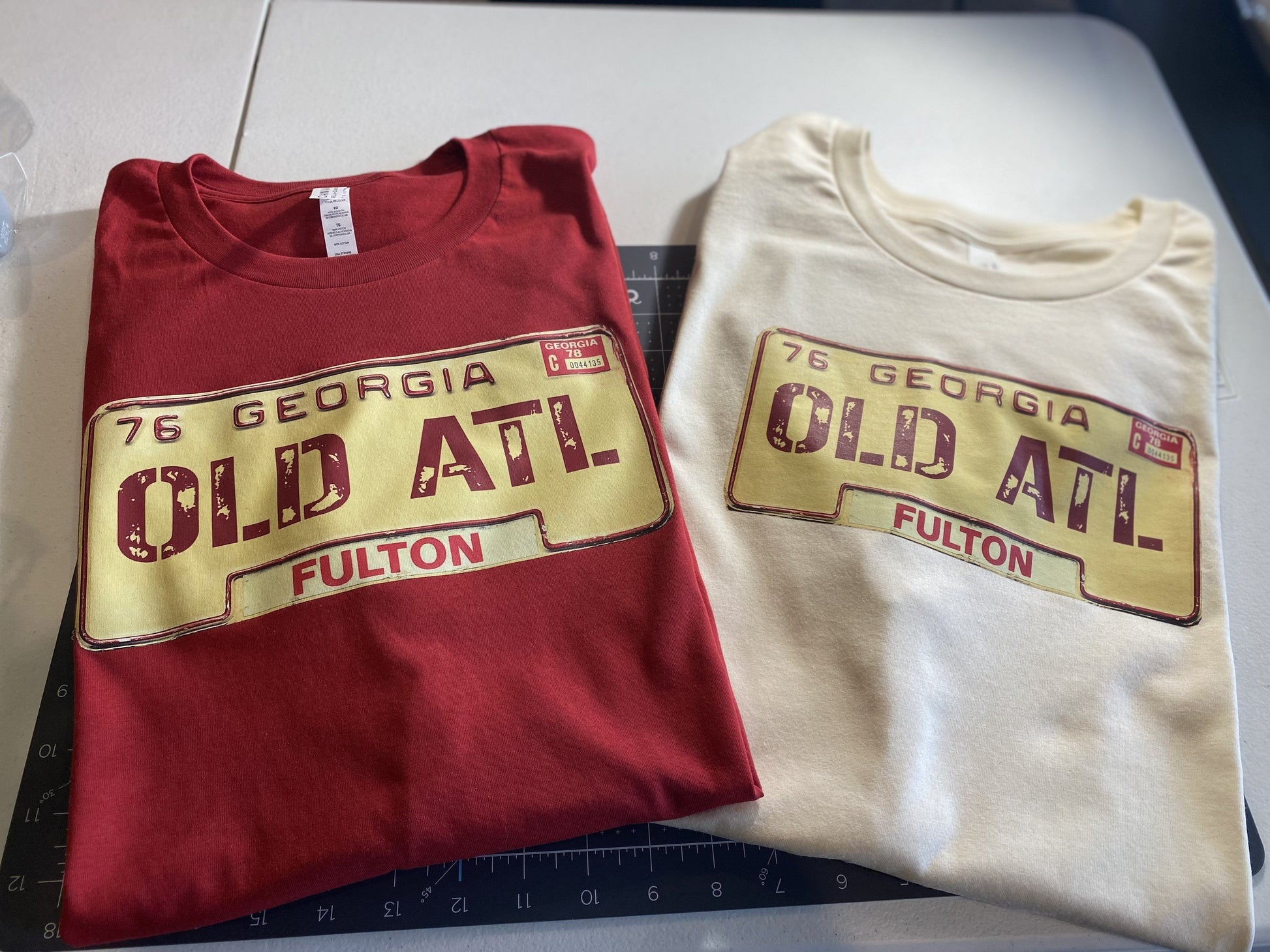 OLD ATL - Vintage Fulton County T-Shirt, Georgia 1970s Shirt B1ack By Design LLC 