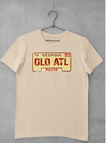 OLD ATL - Vintage Fulton County T-Shirt, Georgia 1970s Shirt B1ack By Design LLC 