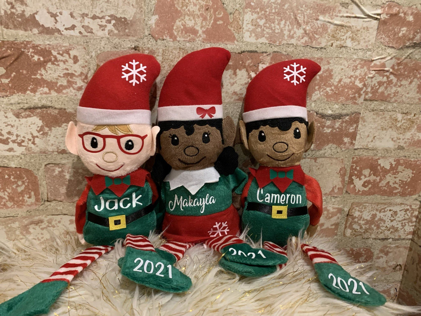 Personalized Elf | Stocking Stuffer | Christmas Decoration Stuffed Animals B1ack By Design LLC 