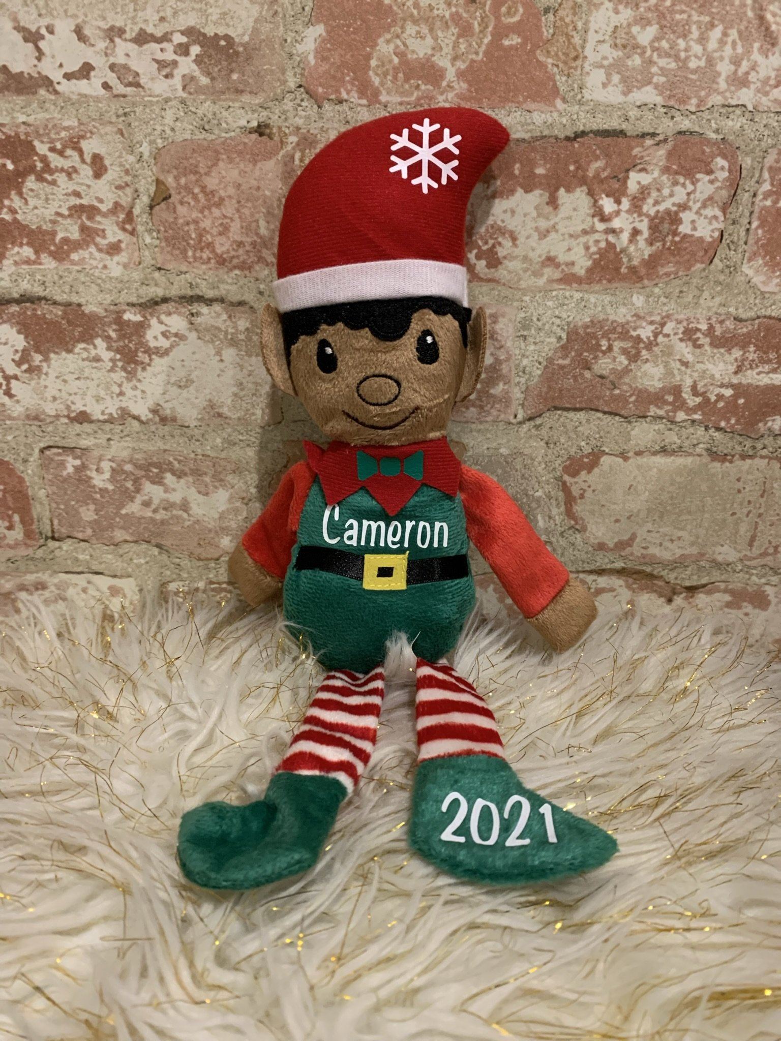 Personalized Elf | Stocking Stuffer | Christmas Decoration Stuffed Animals B1ack By Design LLC 