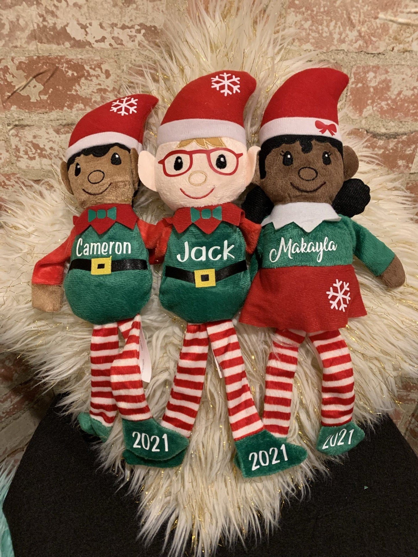 Personalized Elf | Stocking Stuffer | Christmas Decoration Stuffed Animals B1ack By Design LLC 