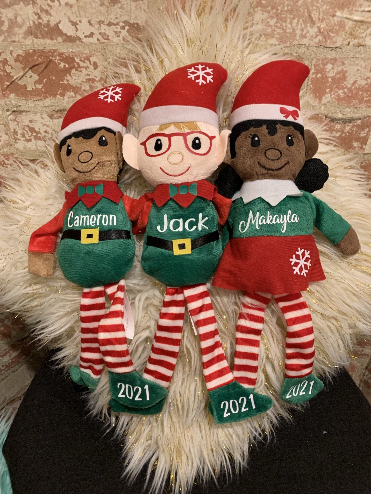 Personalized Elf | Stocking Stuffer | Christmas Decoration Stuffed Animals B1ack By Design LLC 