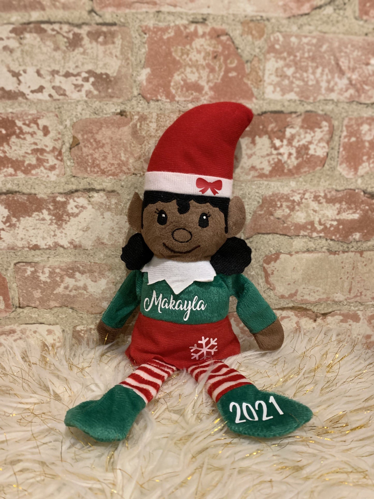 Personalized Elf | Stocking Stuffer | Christmas Decoration Stuffed Animals B1ack By Design LLC 