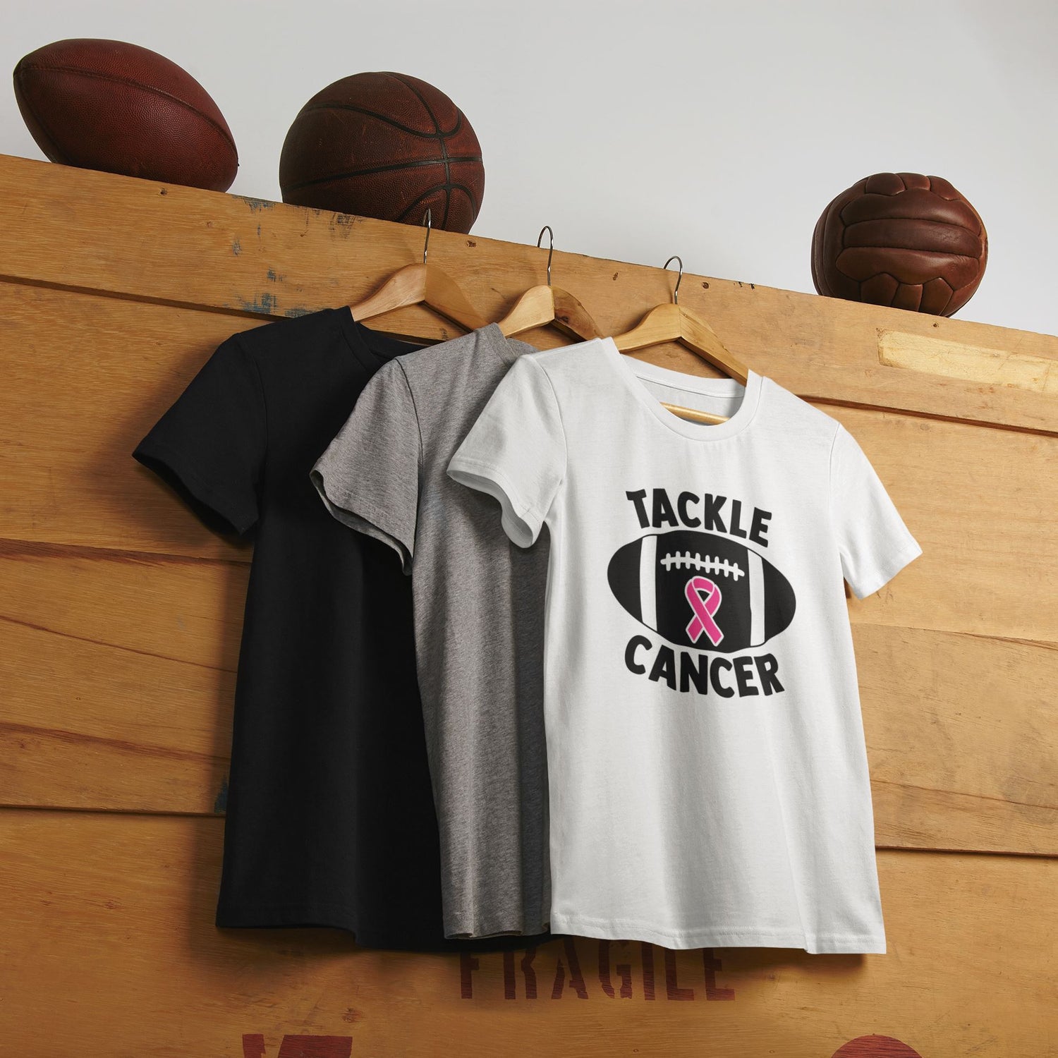 Pink Ribbon T-Shirt, Breast Cancer Awareness T-Shirt B1ack By Design LLC 