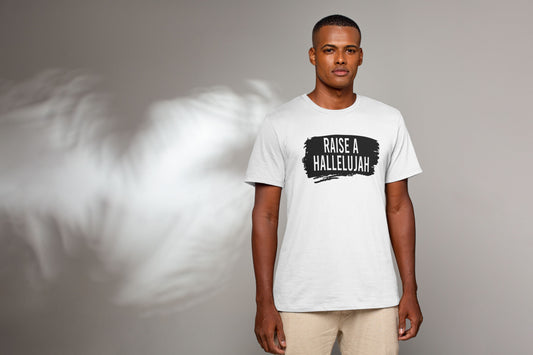 Raise a Hallelujah T-Shirt Shirt B1ack By Design LLC 