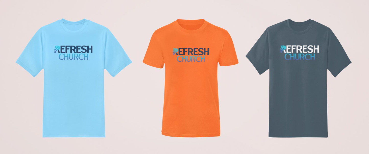 Refresh Church T-Shirt - Production Cost Only B1ack By Design LLC 