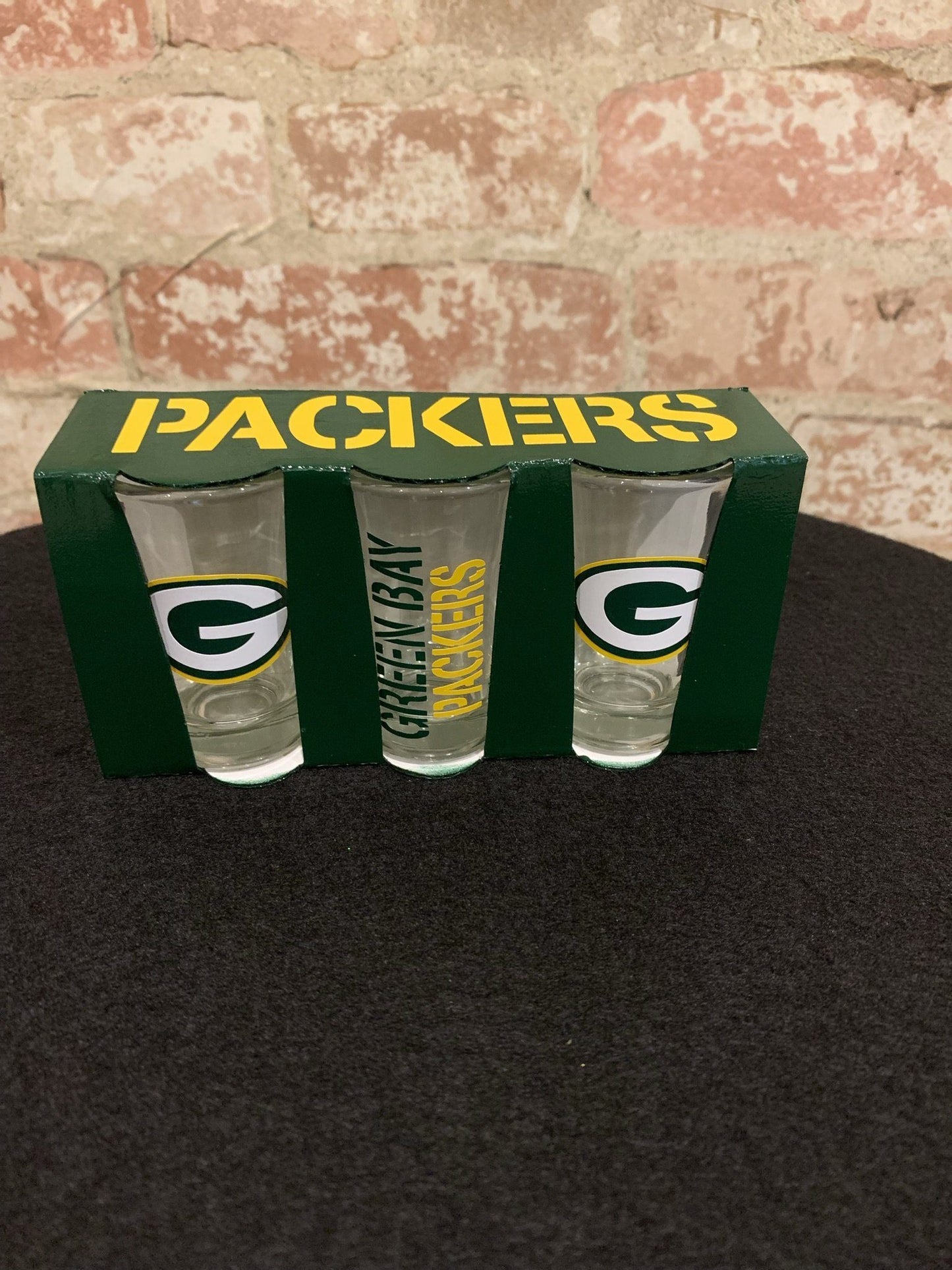 Sports Themed Shot Glass Set, 3-Piece Set Inspired by Football, Football Gift Set Drinkware B1ack By Design LLC 