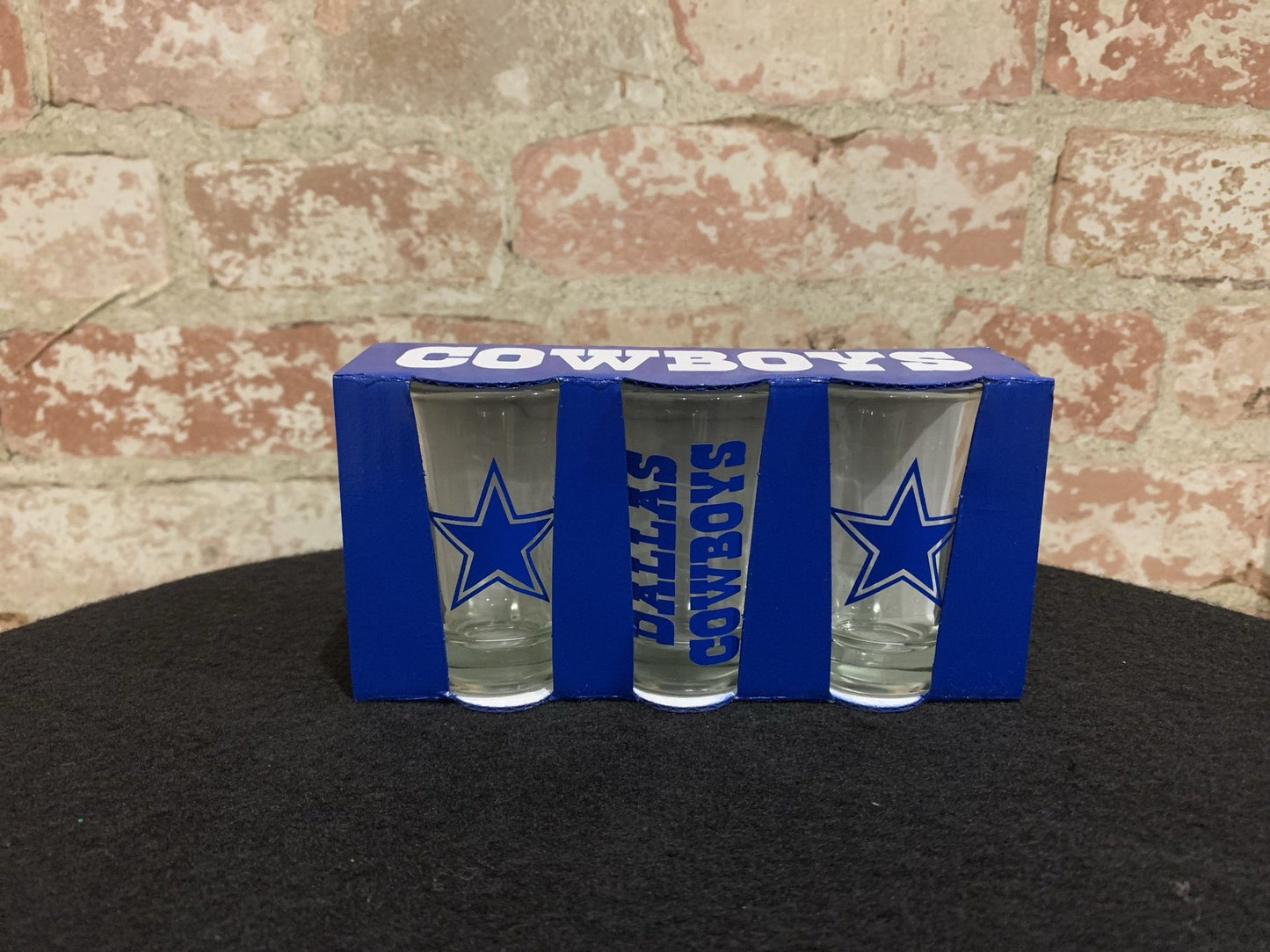 Sports Themed Shot Glass Set, 3-Piece Set Inspired by Football, Football Gift Set Drinkware B1ack By Design LLC 