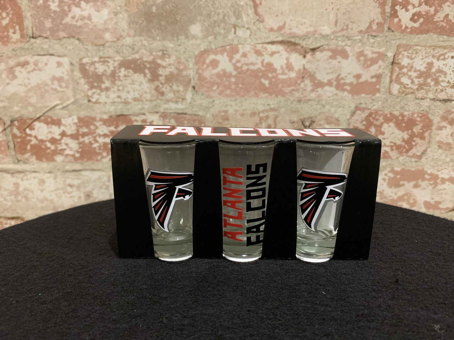 Sports Themed Shot Glass Set, 3-Piece Set Inspired by Football, Football Gift Set Drinkware B1ack By Design LLC 